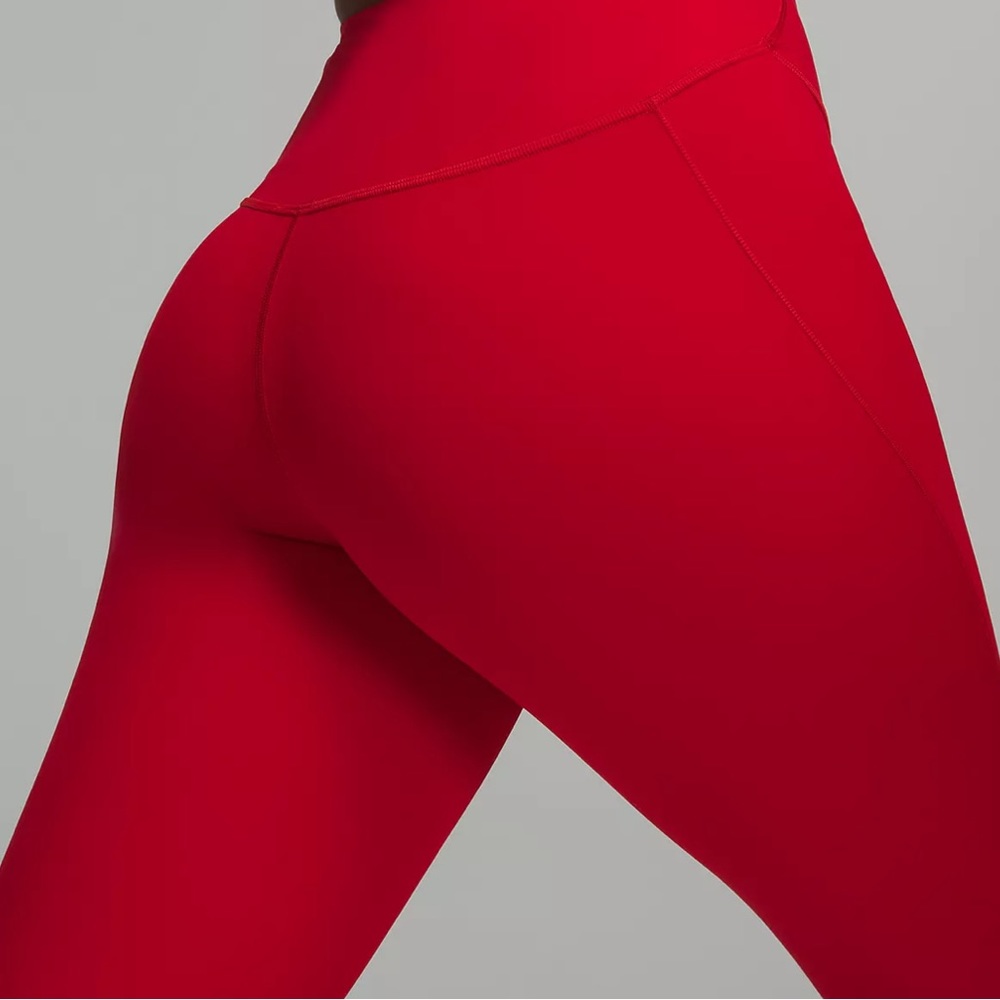 NWOT Base Pace High-Rise Crop 23" Color: Dark Red